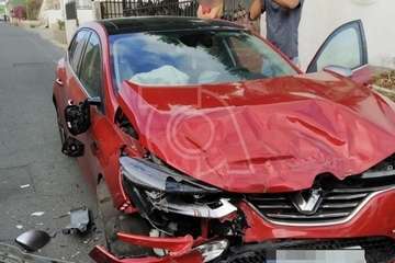 Choque frontal en La Pardilla/TA.